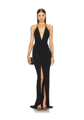 Michael Costello x REVOLVE Astoria Gown in Black. Size M. Also in S.