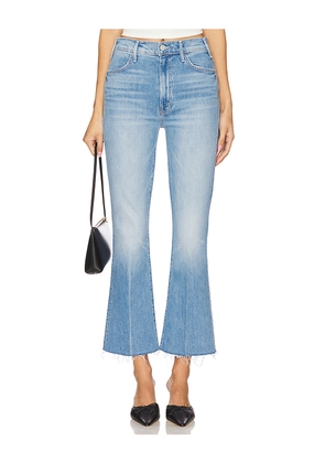 MOTHER The Hustler Ankle Fray Jeans in Blue. Size 29. Also in 25, 34.