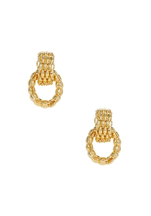 NAiiA Penelope Hoops in Metallic Gold.