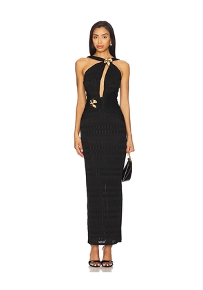 Michael Costello x REVOLVE X Revolve Madeline Midi Dress in Black. Size XS. Also in XXS.