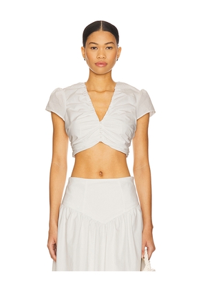 MORE TO COME Amaya Top in White. Size XS. Also in S, M.