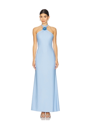 Mariandree Gaitan Daria Dress in Baby Blue. Size M. Also in XS.