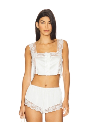 KAT THE LABEL Cindy Camisole in White. Size L. Also in XL.