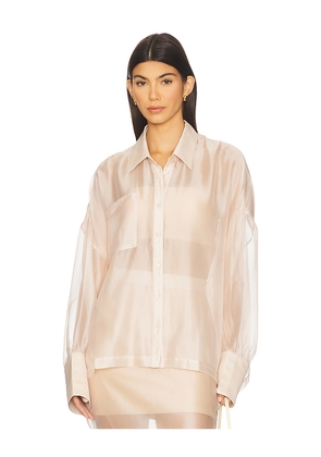 Lovers and Friends Kelsie Sheer Top in Nude. Size S. Also in M.