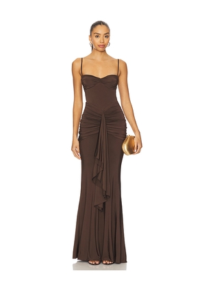 Lovers and Friends Emmy Maxi Dress in Brown. Size XS. Also in M.