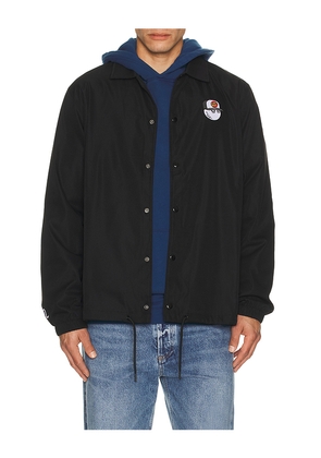 Malbon Golf x Santa Cruz Coaches Jacket in Black. Size XL/1X. Also in L.