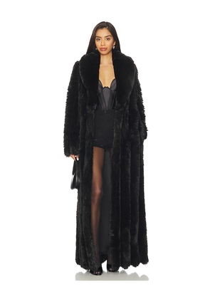 NBD x Emma Leger Nadia Long Coat in Black. Size S. Also in M, L.