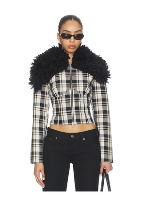 LADO BOKUCHAVA Moriyama Jacket in Black. Size S. Also in M, L.