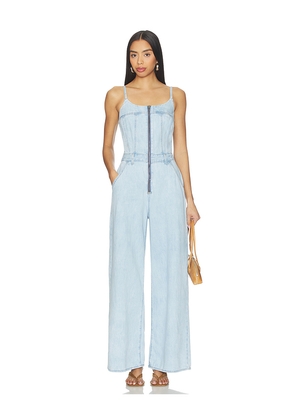 LEVI'S Bustier Jumpsuit in Blue. Size S. Also in XS, M, L.