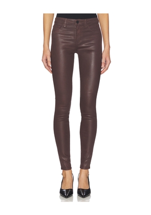 L'AGENCE Marguerite High Rise Skinny Pant in Chocolate. Size 24. Also in 25.