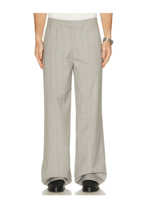 KROST Elliott Plaid Trouser in Grey. Size S. Also in M, L, XL/1X.
