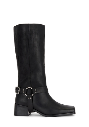 Nakedvice The Reese Moto Boot in Black. Size 5. Also in 6, 7, 8, 9, 10.