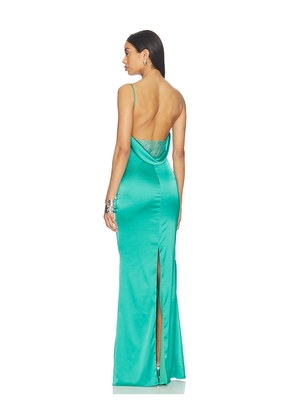 Katie May Hope Gown in Teal. Size S. Also in L, M, XL, XS.