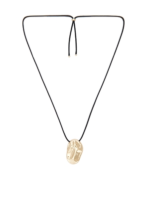 Lovers and Friends Lyra Necklace in Metallic Gold.