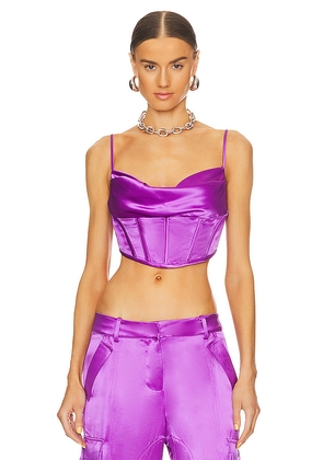 retrofete Celia Top in Purple. Size XXS. Also in XS.