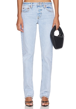 RE/DONE X Pam Anderson The Anderson Jeans in Denim-Light. Size 28. Also in 30.
