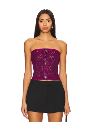 Steve Madden Nadira Sweater Top in Purple. Size XL. Also in XS.