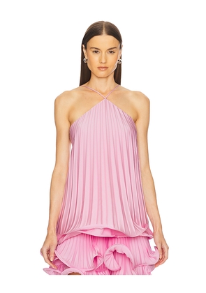 SELEZZA LONDON Scarlett Top in Pink. Size L. Also in M.