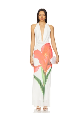 Runaway The Label Jasmina Maxi Dress in White. Size XS. Also in M, XXL.