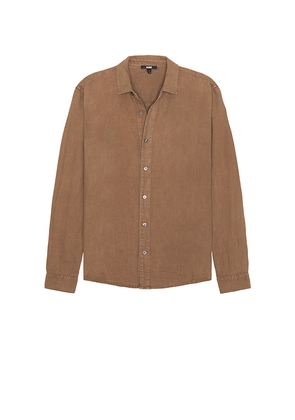 PAIGE Peters Shirt in Brown. Size S. Also in M.