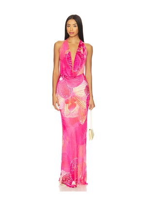 Runaway The Label Lexie Maxi Dress in Pink. Size S. Also in XS, L.