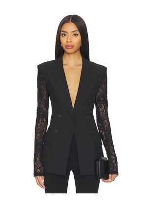 Smythe Lace Sleeve Not A Db Blazer in Black. Size 6. Also in 0, 8.
