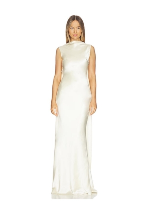 SAU LEE Cassandra Gown in Ivory. Size 00. Also in 0.