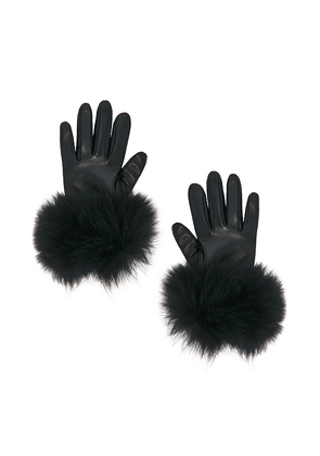 Susanna Chow Dawson Leather Gloves in Black. Size S/M. Also in L/XL.