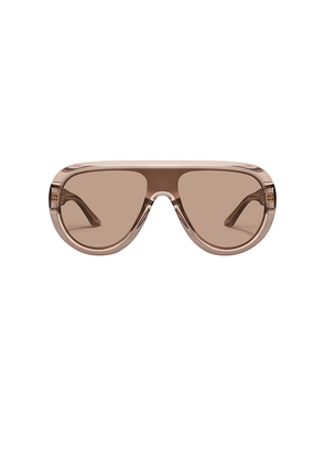 Quay Set List Sunglasses in Tan.