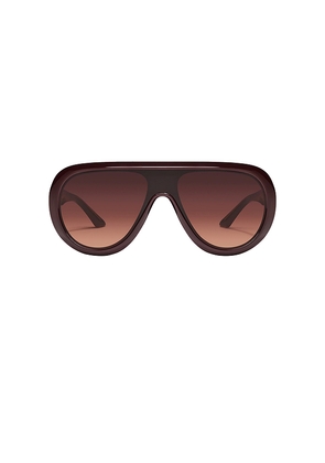 Quay Set List Sunglasses in Chocolate.