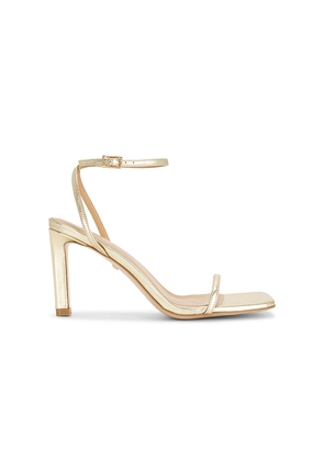 RAYE Kathryn Heel in Metallic Gold. Size 5.5. Also in 6, 6.5, 7, 7.5, 8, 8.5, 9, 9.5, 10.