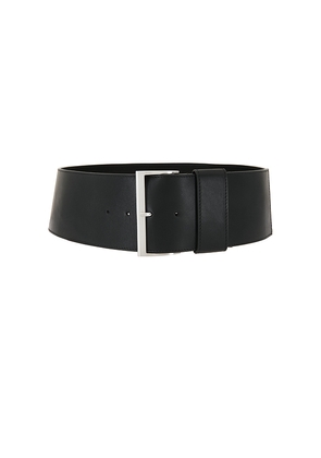 St. Agni Wide Classic Belt in Black. Size XS-S. Also in M-L.