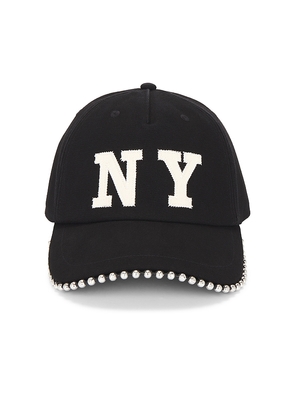 PRIVATE POLICY City Ballchain Cap in Black.