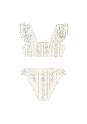 Rylee + Cru Hanalei Two Piece Swimsuit in Blue. Size 2/3. Also in 4/5, 6/7.