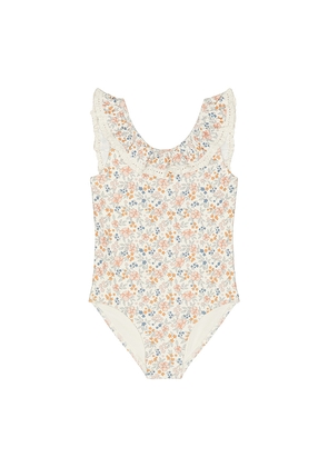 Rylee + Cru Margaret One Piece Swimsuit in Blush. Size 12-18M. Also in 18-24M, 2-3yr, 4-5yr.