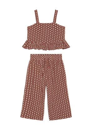 Rylee + Cru Kayli Set in Chocolate. Size 2-3yr. Also in 4-5yr.