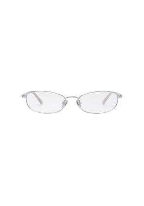 SHEVOKE Sumi Sunglasses in Metallic Silver.