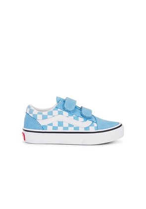 Vans Kids Old Skool V in Blue. Size 12. Also in 12.5.