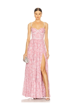 V. Chapman Gwen Dress in Blush. Size 4. Also in 00, 0, 2, 6, 10.