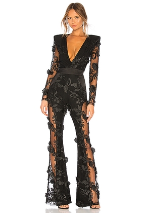 Zhivago Where You Tend A Rose Jumpsuit in Black. Size 6. Also in 2, 4, 8.