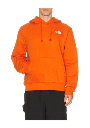 The North Face Evolution Box Nse Regular Hoodie in Burnt Orange. Size S. Also in M, L, XL/1X, XXL/2X.