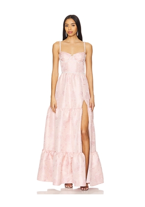 V. Chapman Lucetta Gown in Blush. Size 4. Also in 0, 2, 6, 8, 10.