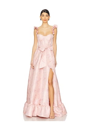 V. Chapman Veronica Gown in Pink. Size 4. Also in 0, 2, 6, 8, 10.