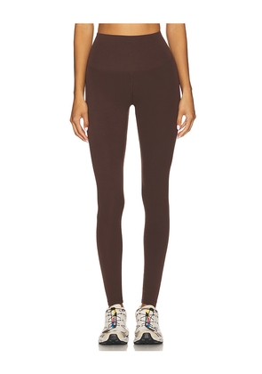 YEAR OF OURS Studio Everyday Legging in Brown. Size S. Also in XS, M, L, XL.