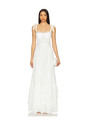 V. Chapman Harmony Gown in White. Size 4. Also in 2, 10.
