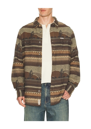Sendero Provisions Co. Boquillas Shirt in Brown. Size S. Also in M, L, XL/1X.
