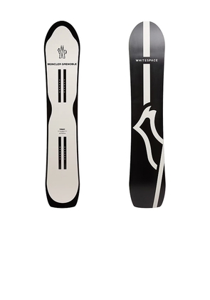 Whitespace X Moncler Grenoble Snowboard in White, Black.