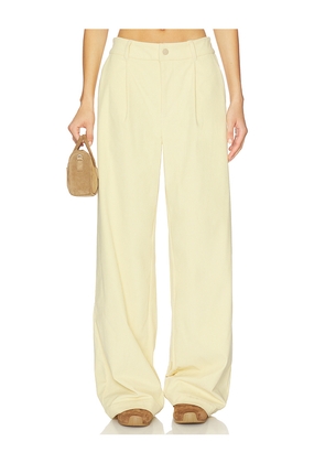 Varley Floris Wide Leg 29.5 Pant in Lemon. Size S. Also in L, XL.