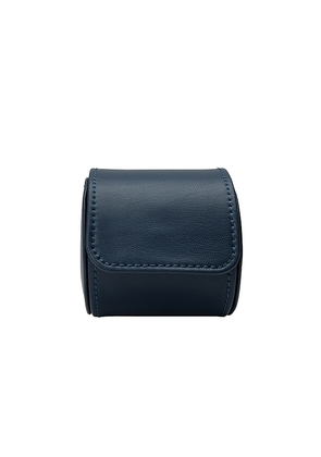 Wolf 1834 Earth Single Watch Roll in Blue.