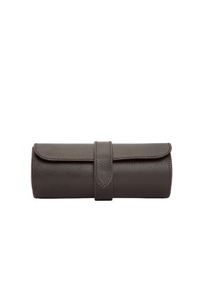 Wolf 1834 Blake Watch Roll with Capsule in Brown.